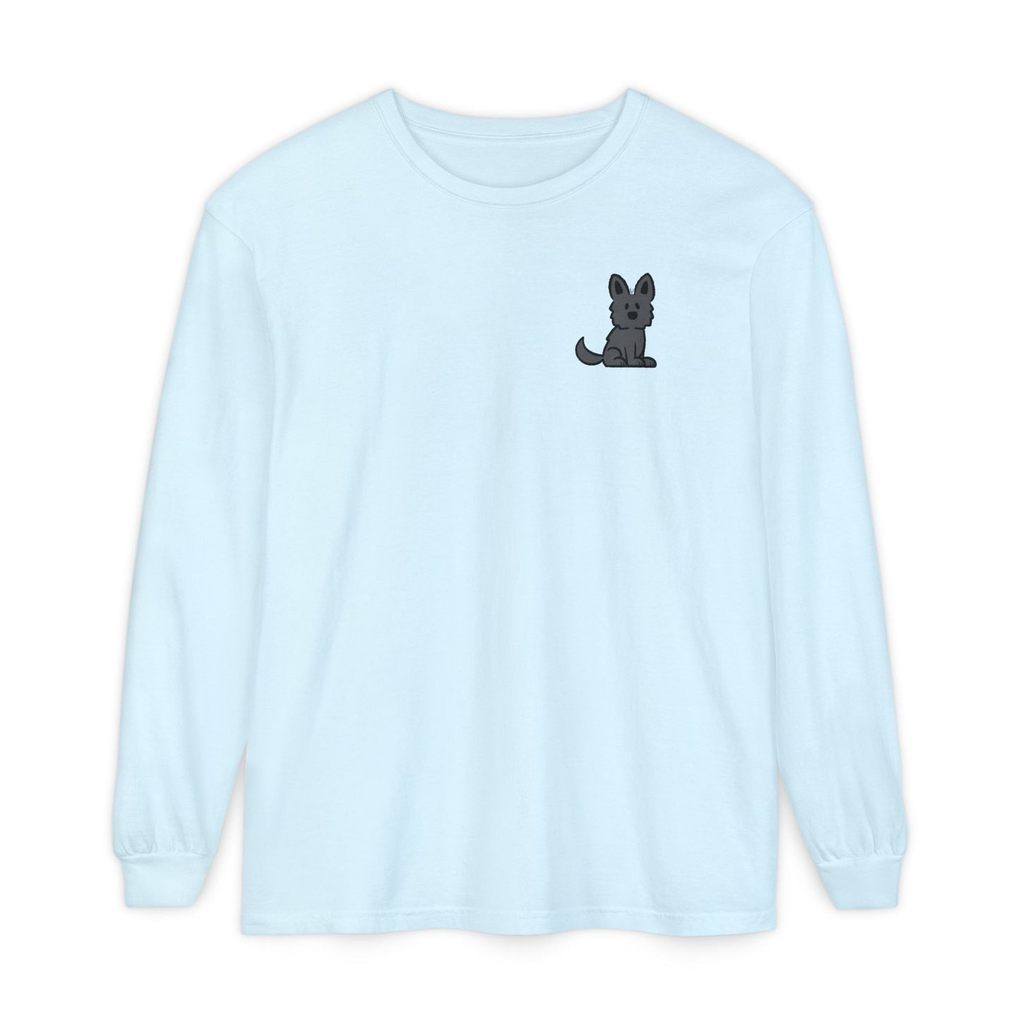 Black Shepherd Face Long Sleeve T-Shirt