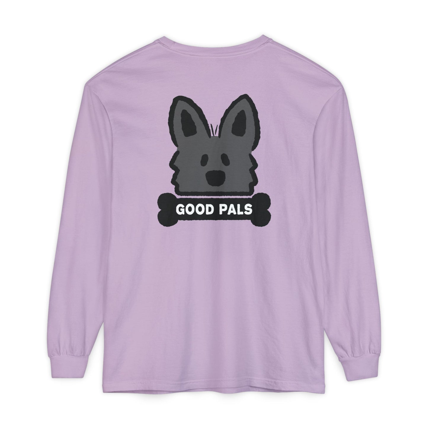 Black Shepherd Face Long Sleeve T-Shirt