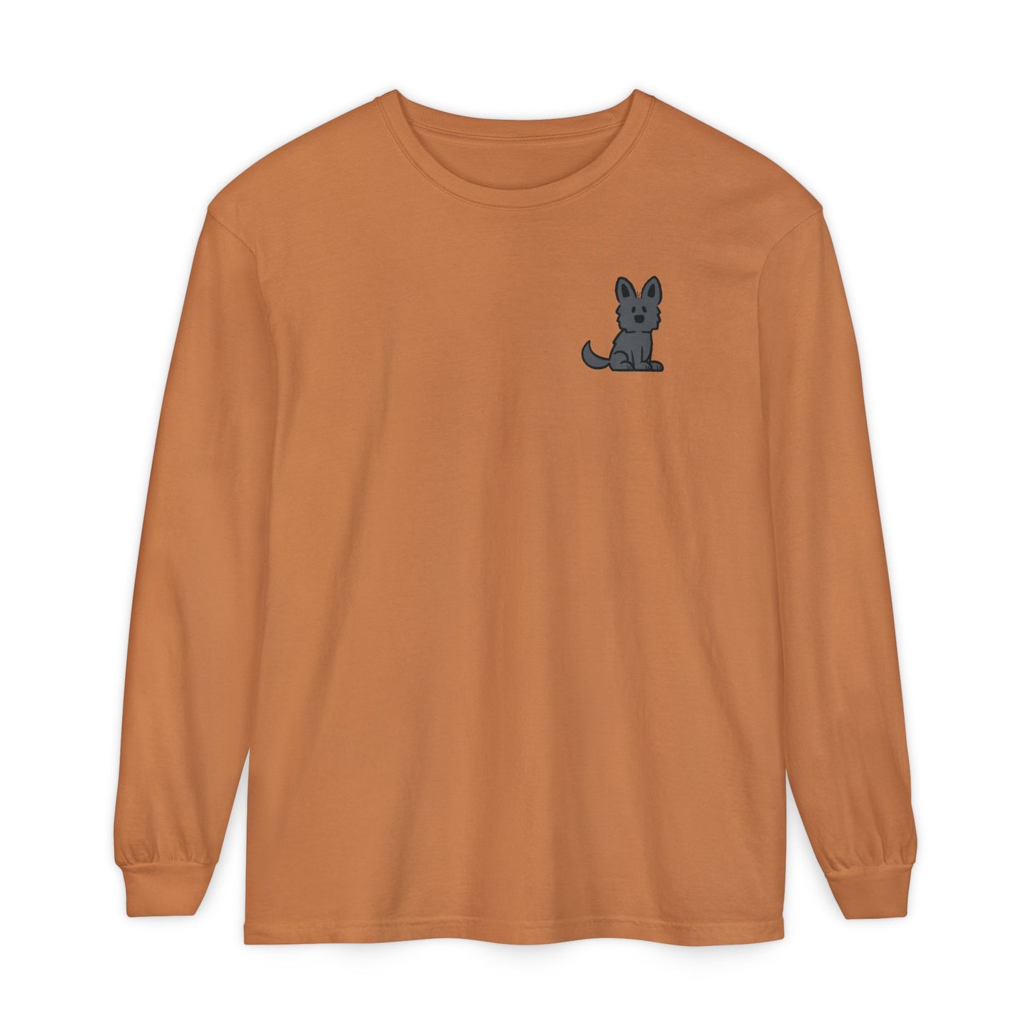 Black Shepherd Face Long Sleeve T-Shirt