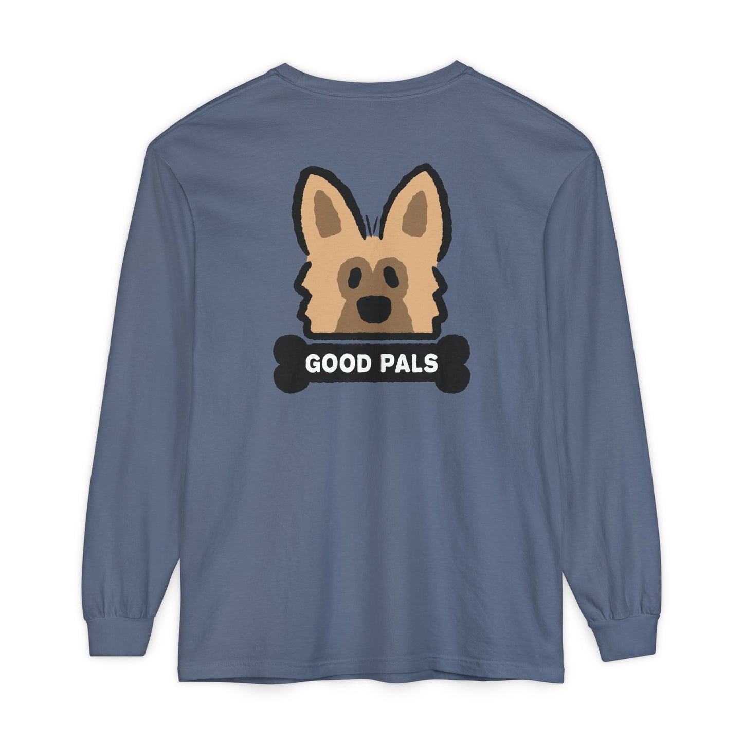 Brown Shepherd Face Long Sleeve T-Shirt