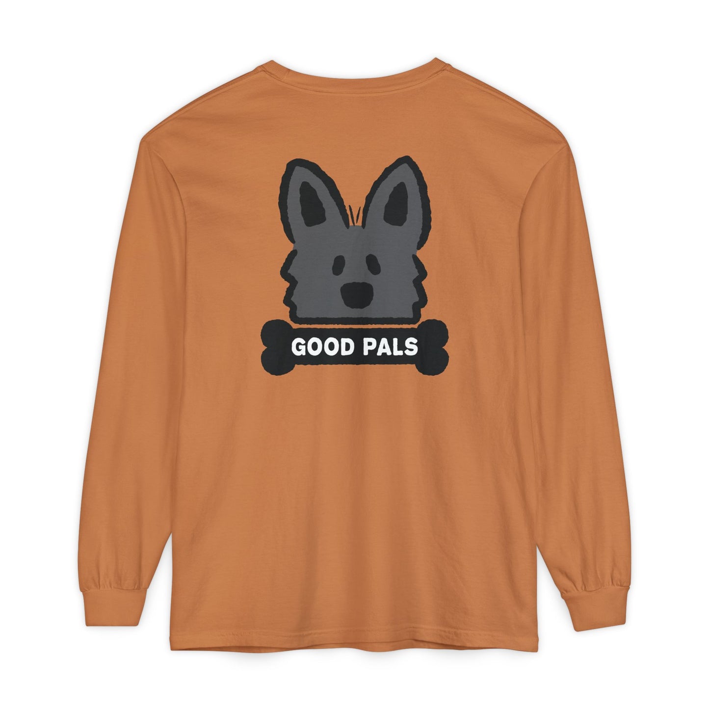 Black Shepherd Face Long Sleeve T-Shirt