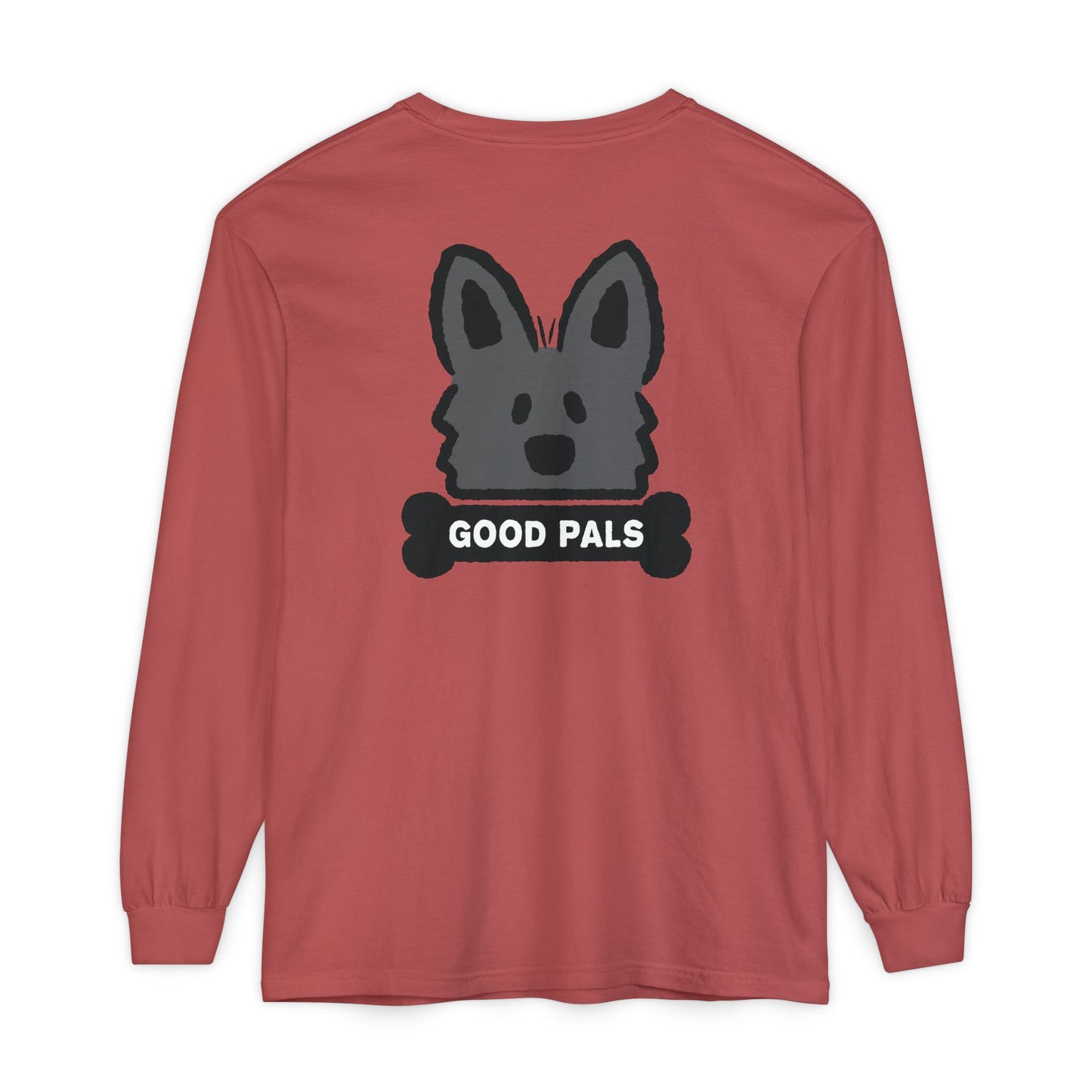 Black Shepherd Face Long Sleeve T-Shirt