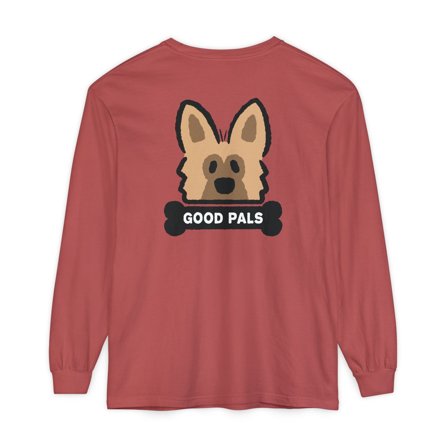 Brown Shepherd Face Long Sleeve T-Shirt