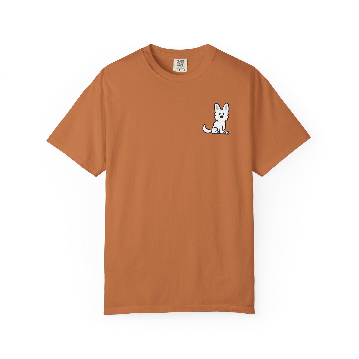 White Shepherd Face T-Shirt