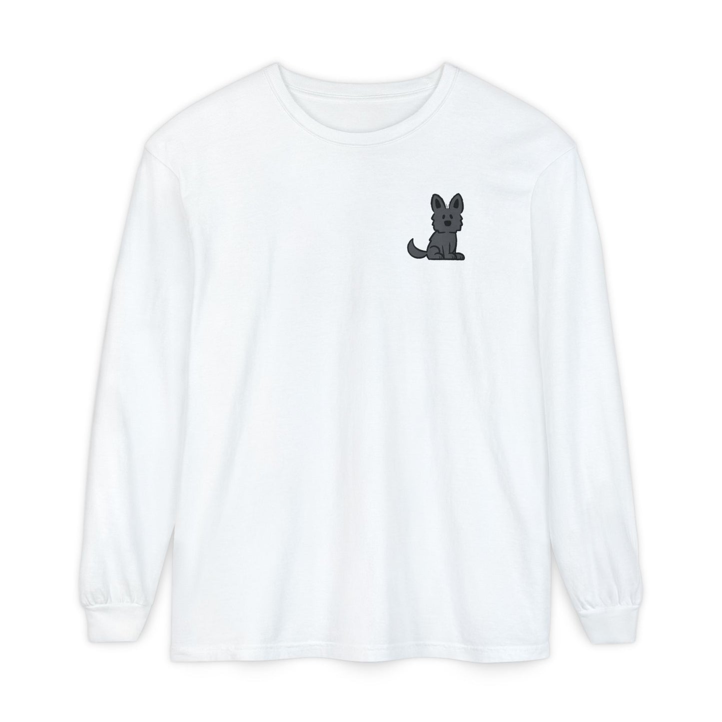 Black Shepherd Face Long Sleeve T-Shirt