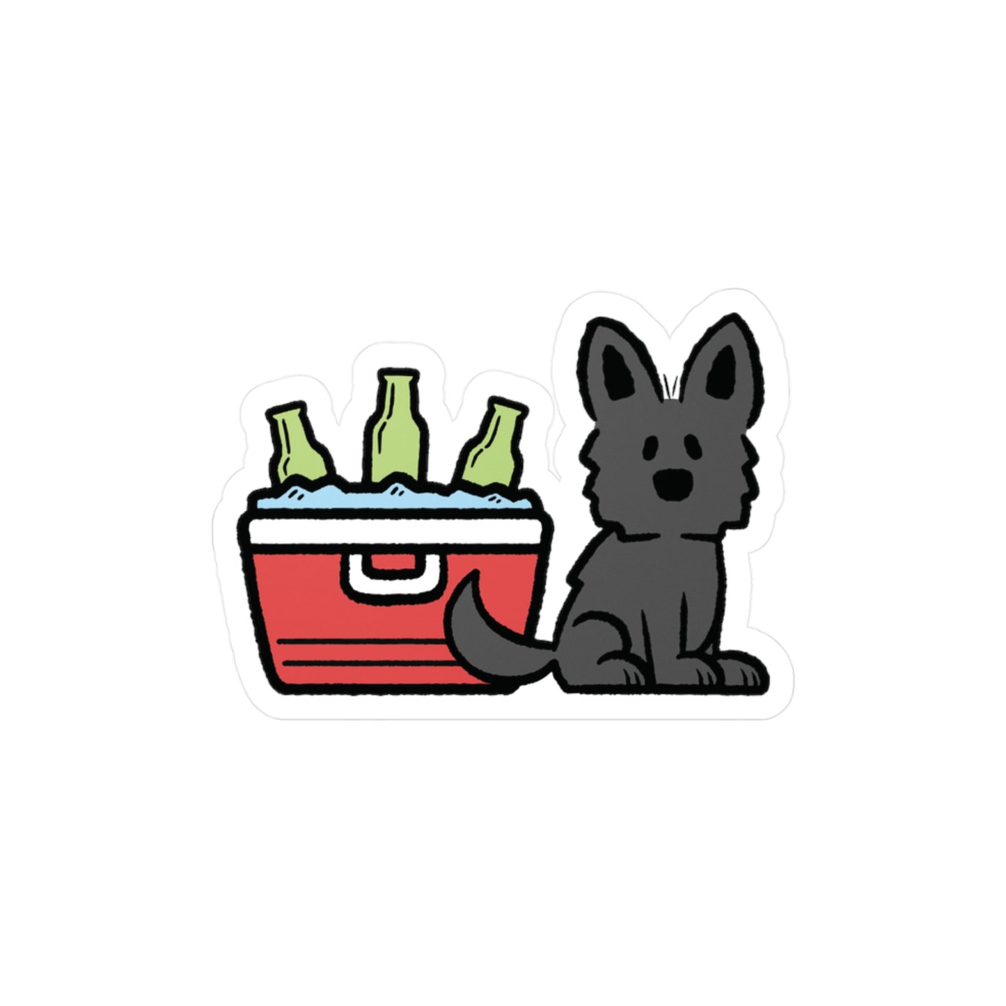 Cooler Shepherd Sticker