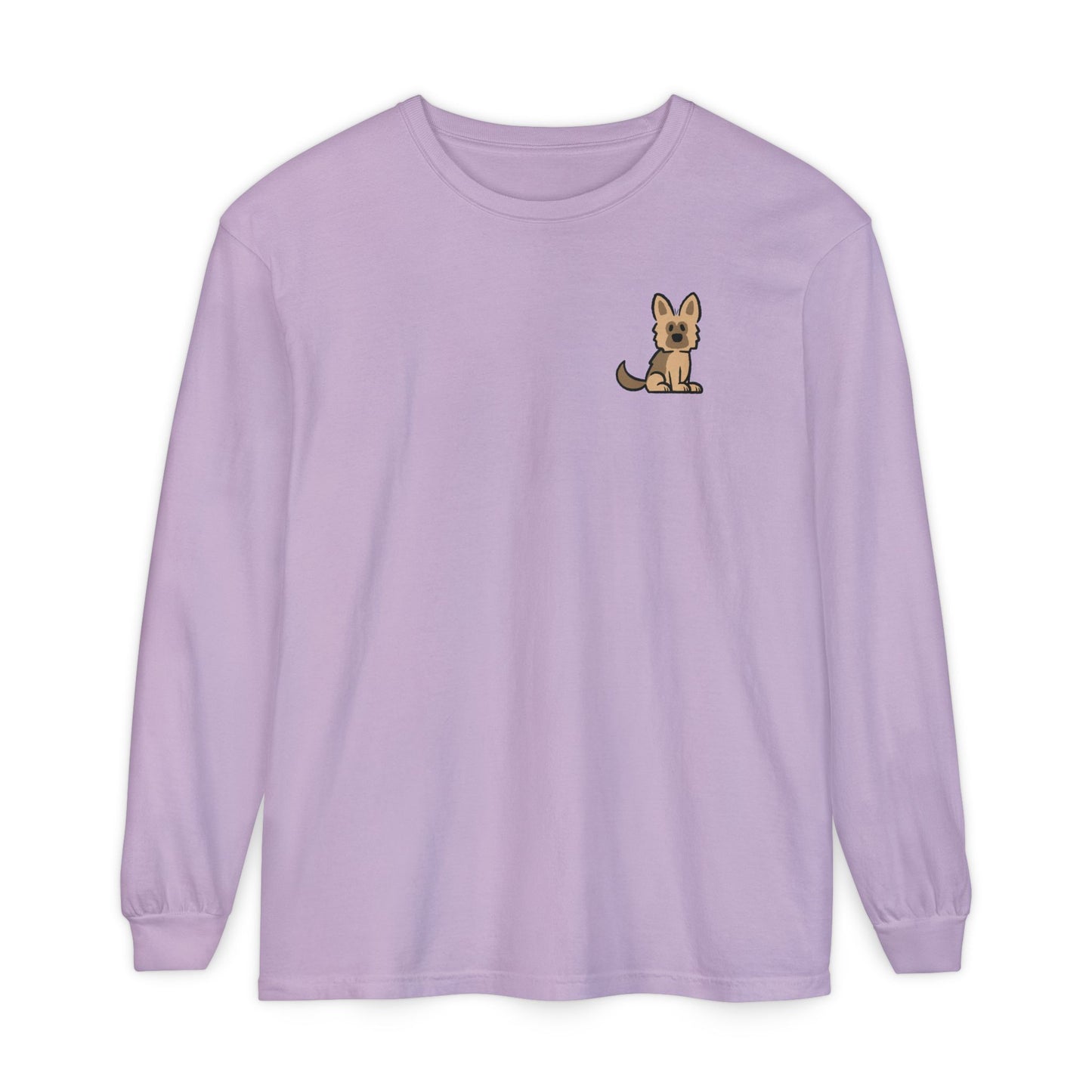 Brown Shepherd Face Long Sleeve T-Shirt