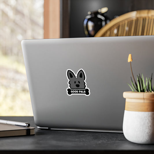 Black Shepherd Face Sticker