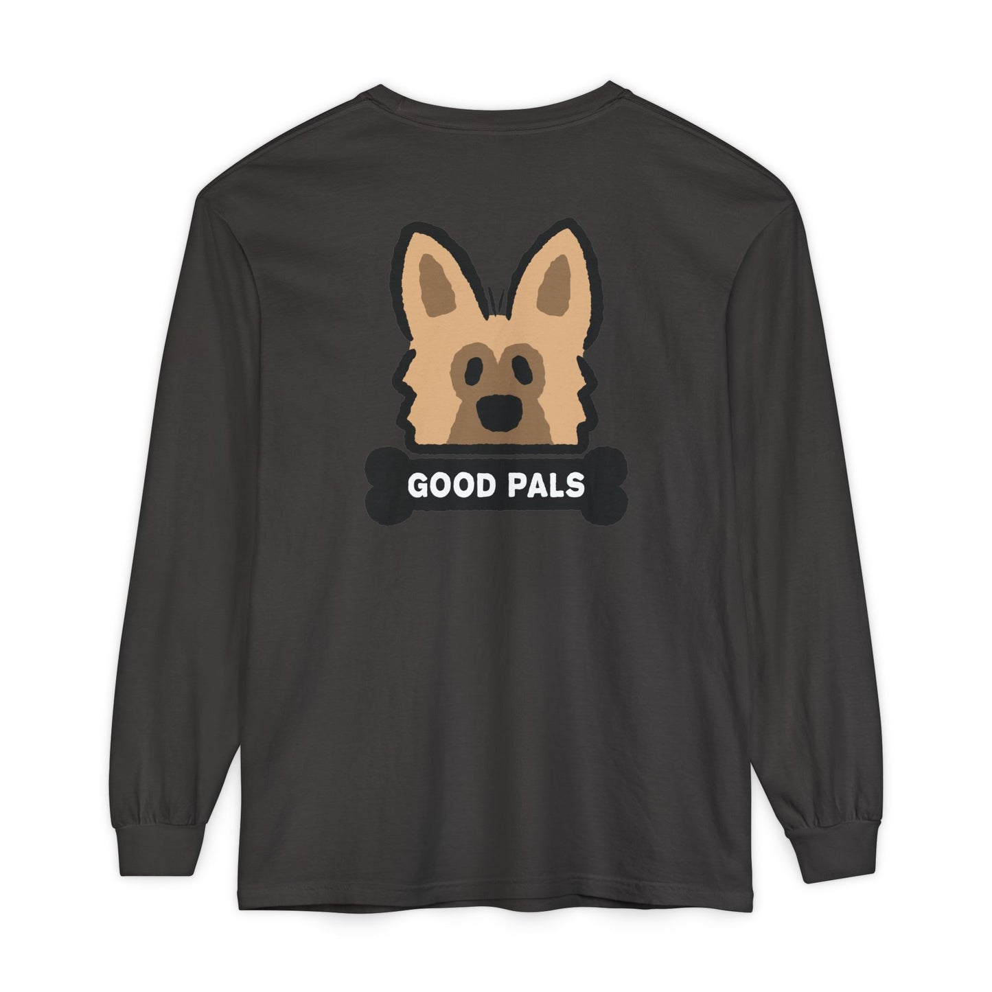 Brown Shepherd Face Long Sleeve T-Shirt