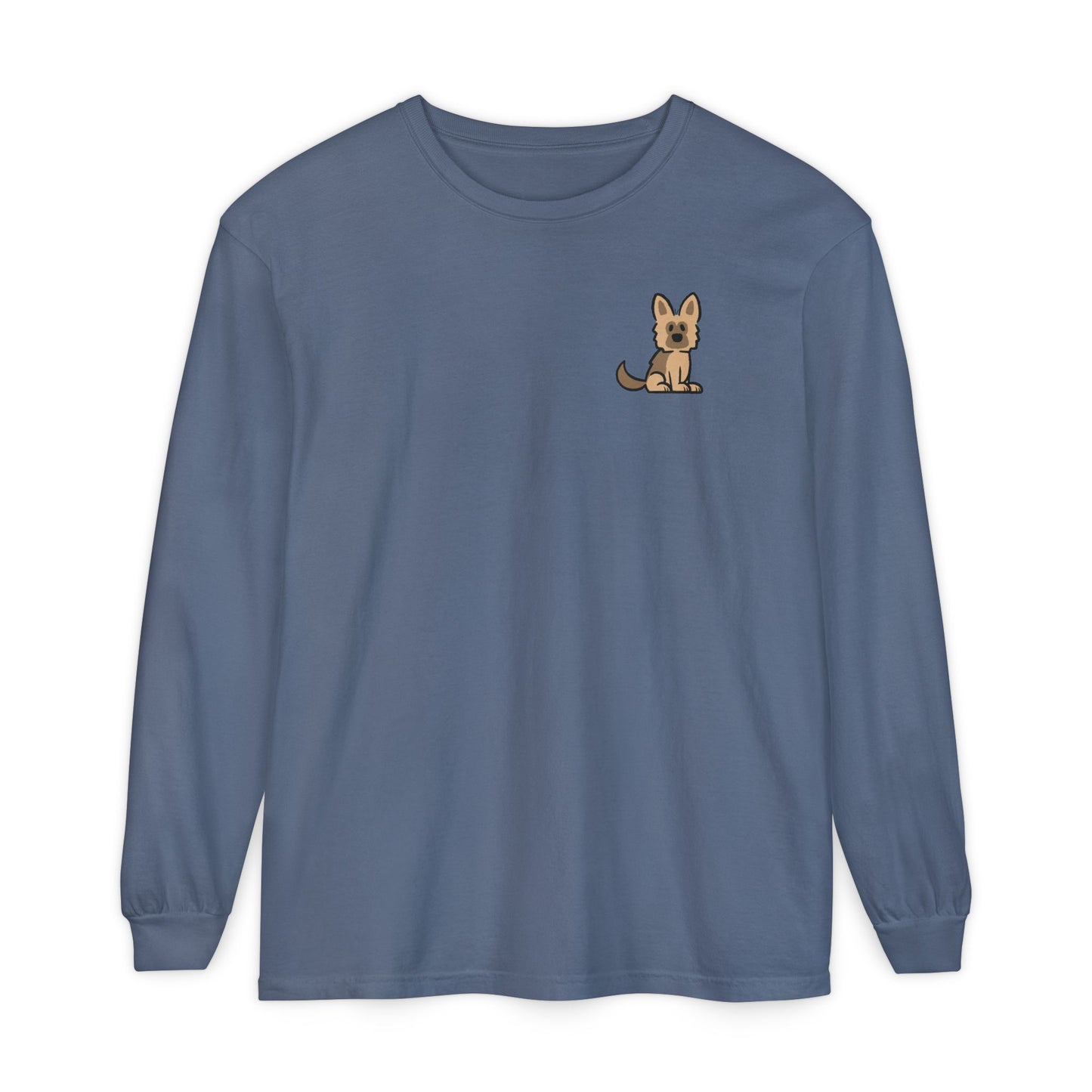 Brown Shepherd Face Long Sleeve T-Shirt