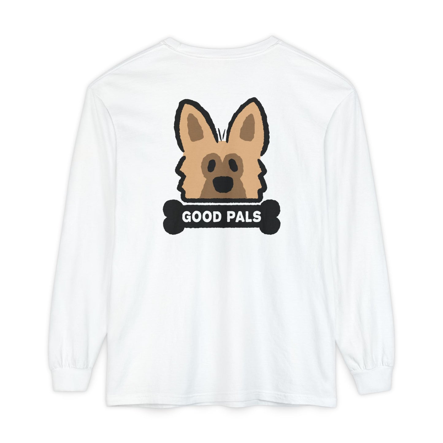 Brown Shepherd Face Long Sleeve T-Shirt