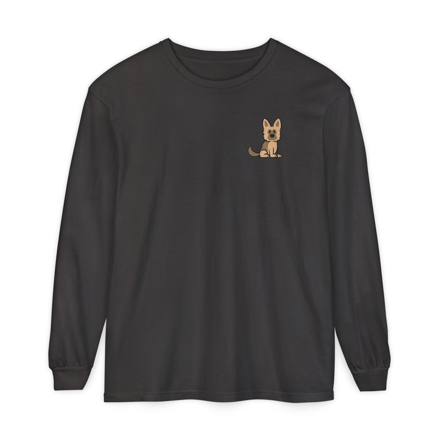 Brown Shepherd Face Long Sleeve T-Shirt