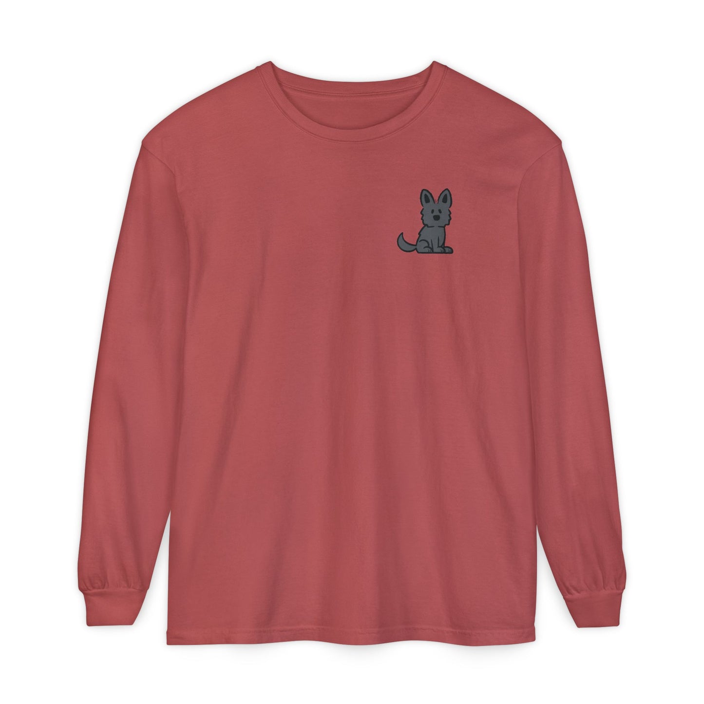 Black Shepherd Face Long Sleeve T-Shirt