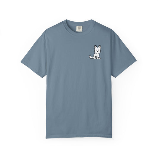 White Shepherd Face T-Shirt