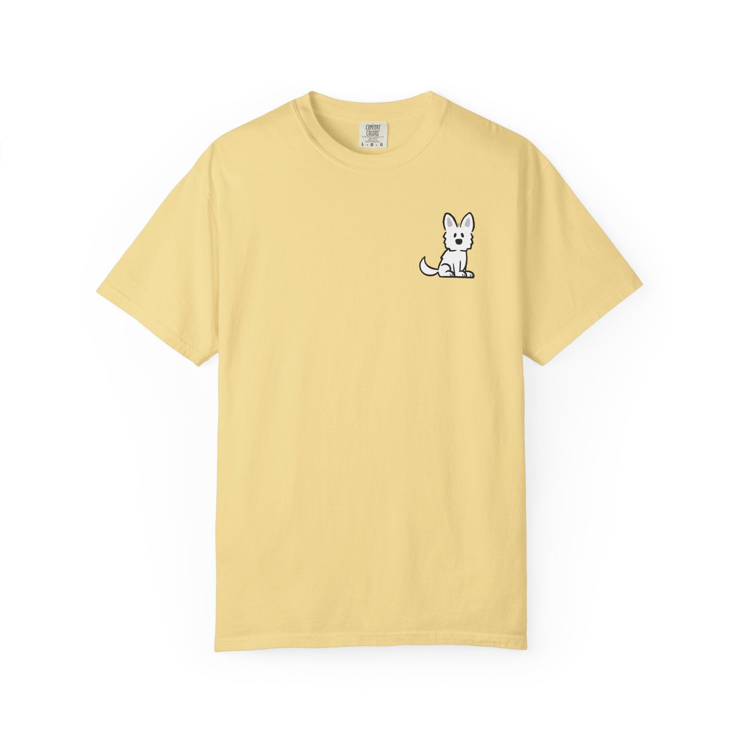 White Shepherd Face T-Shirt