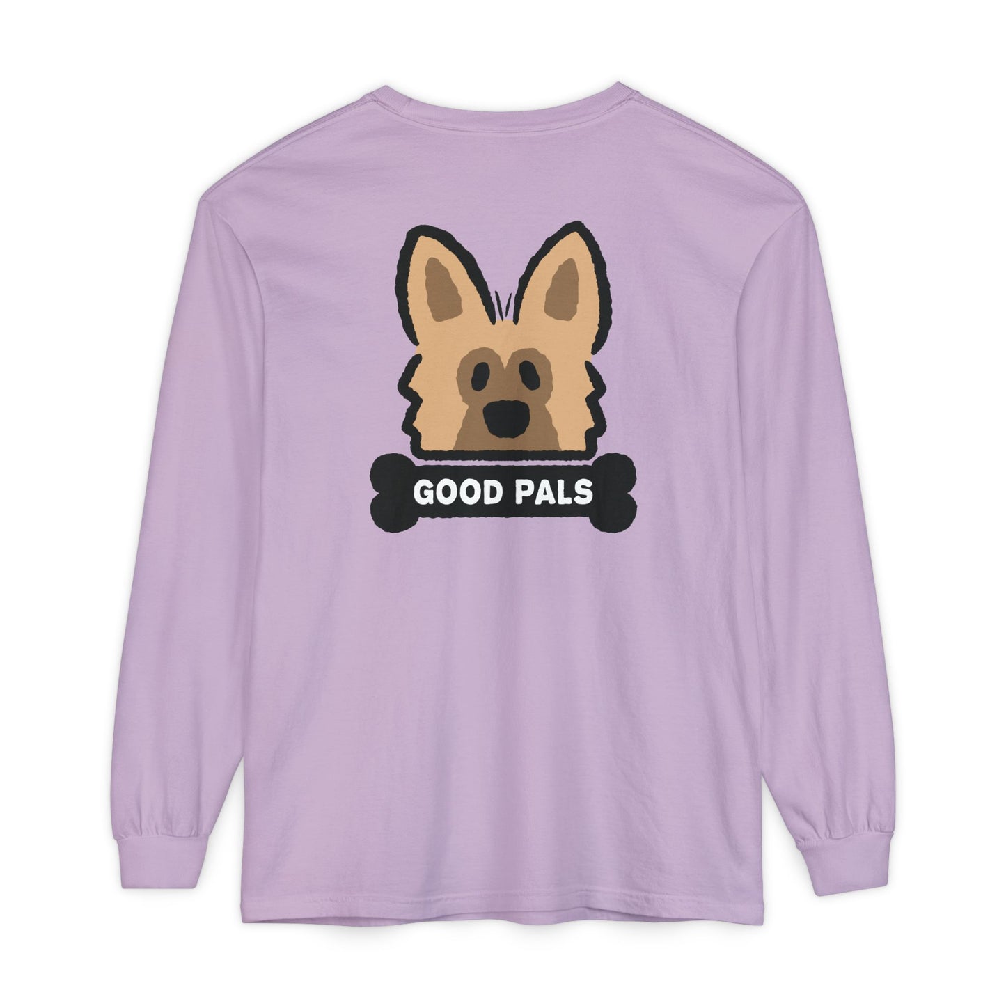Brown Shepherd Face Long Sleeve T-Shirt