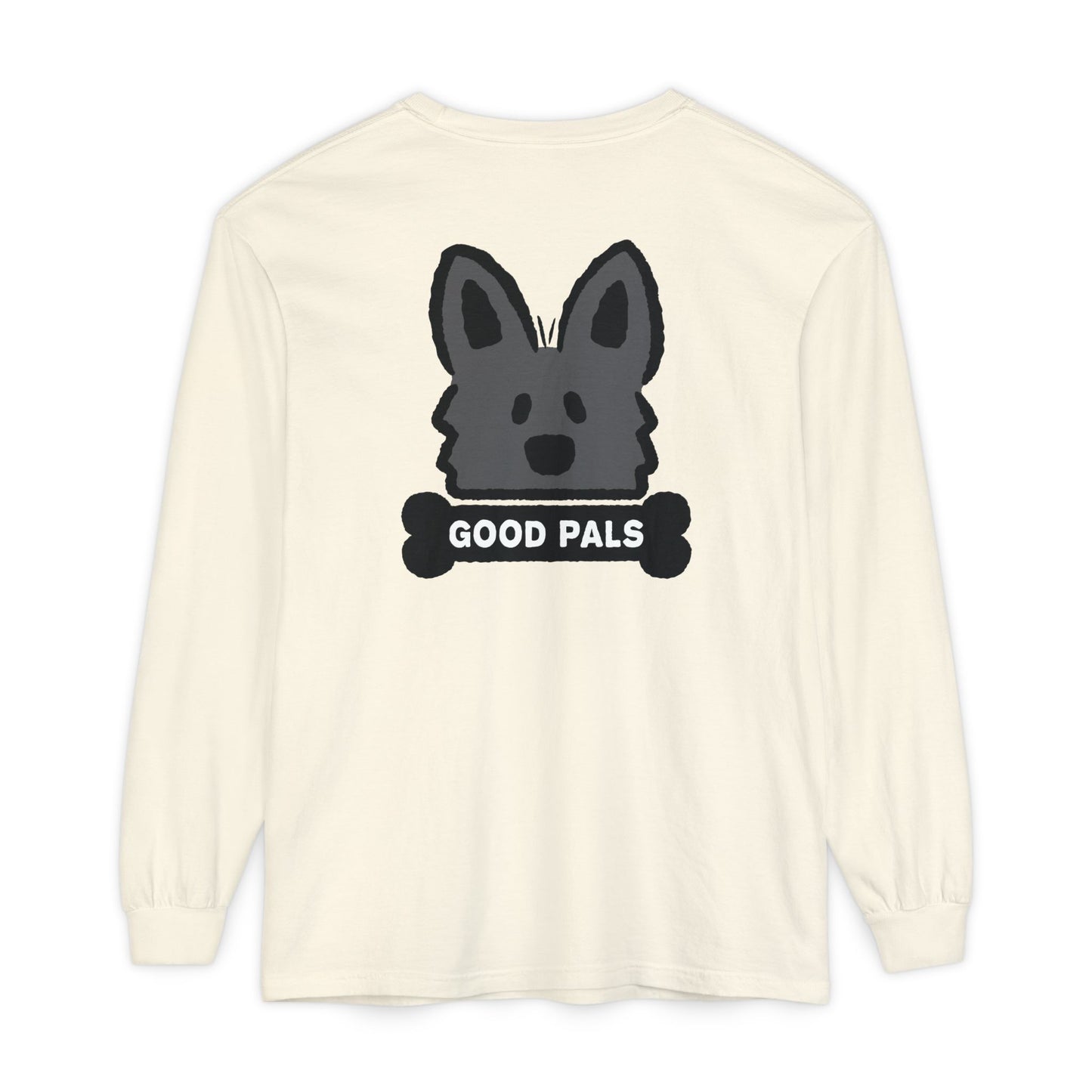 Black Shepherd Face Long Sleeve T-Shirt