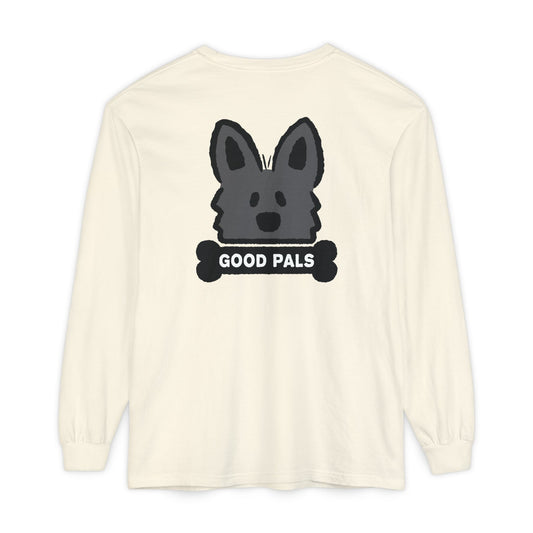 Black Shepherd Face Long Sleeve T-Shirt