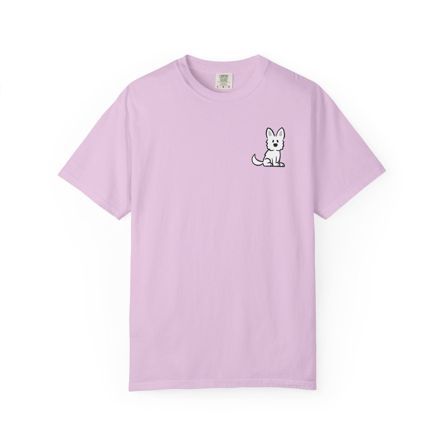 White Shepherd Face T-Shirt