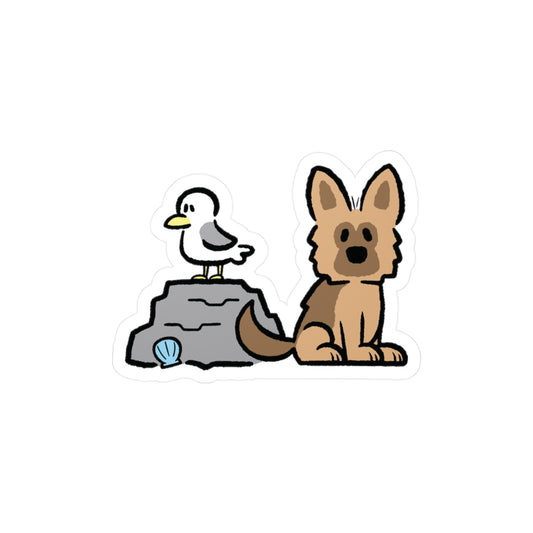 Seagull Shepherd Sticker