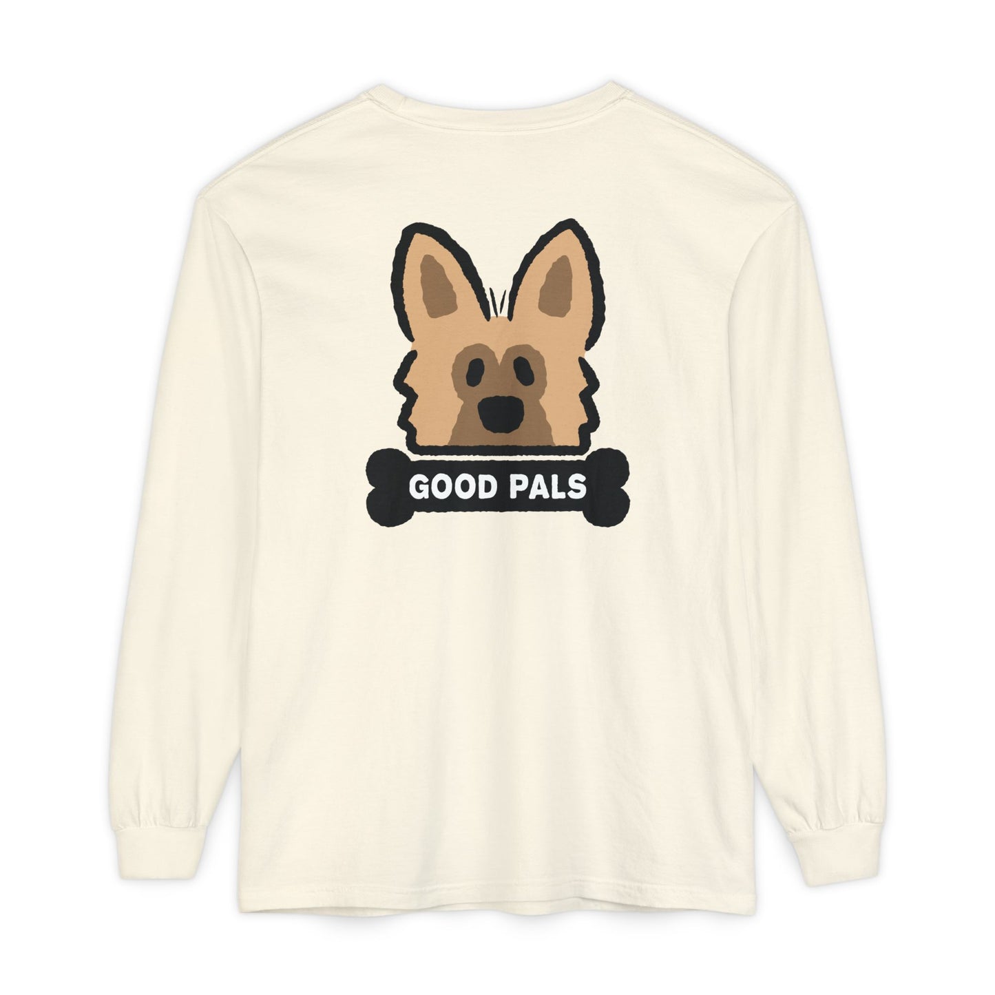 Brown Shepherd Face Long Sleeve T-Shirt